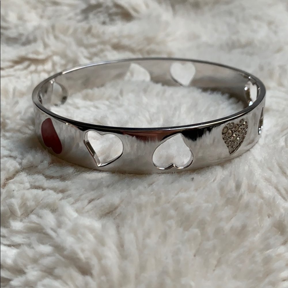 Swarovski silver bangle bracelet